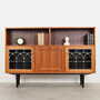 Vintage Bookshelf Wood Brown 1970s 1