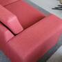 Sofa 2-Sitzer Stoff Rot  4