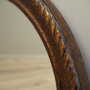 Specchio vintage cornice in legno marrone anni '60 6