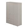 Kleiderschrank Extra Hoch Holz Grau 6