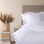 Levi Bedding Cotton with Ruffle White 150x200cm 3