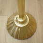 Vintage Stehleuchte Glas Metall Gold 1920er Jahre 9