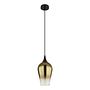 Pendant light Lavus Type D 1-Light  Colored glass  Iron Gold 4