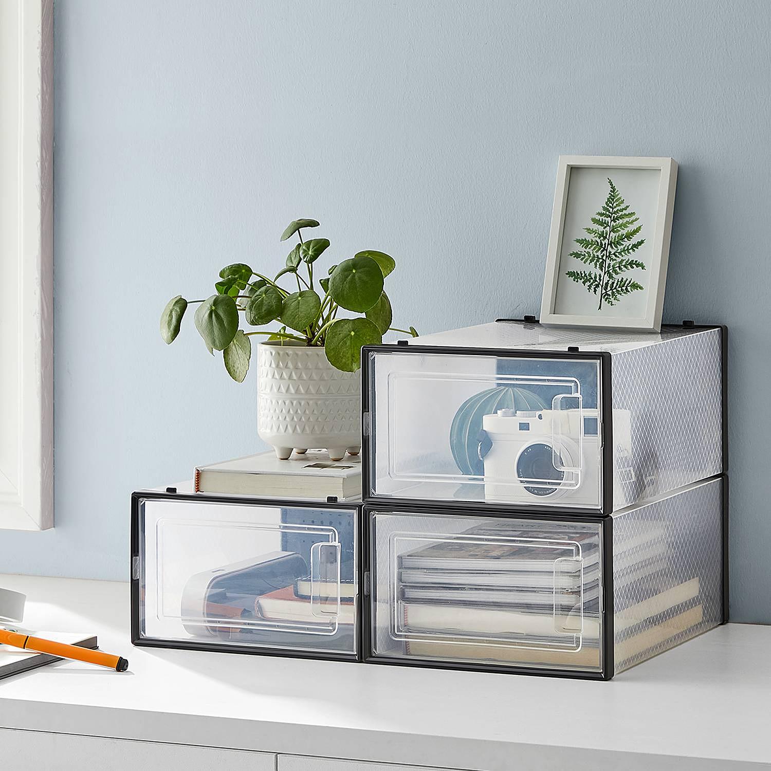 x18 Schuhbox Trets Schwarz 4