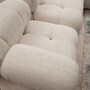 Sofa Récamiere Rechts Bouclé Creme 3