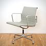 Eames EA 108 Aluminium Chair Drehbar Hopsack Grau 0