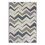 Road 3440 In- & Outdoorteppich Blau Grau 0