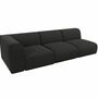 Pyllow Sofa 3-Sitzer Feingewebe Anthrazit 5