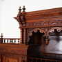 Vintage cabinet oak wood brown 9