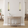 2x Minimalistische LED Wandleuchte PERSEIS Small Schwarz 5