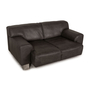 Alessiio Sofa 2-Sitzer Leder Dunkelgrau 2