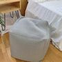 Pantel Pouf Polyester Grau 2