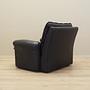Lounge chair leather black 1970s 4