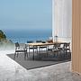 Soft Tisch Aluminium Teak-Platte Anthrazit 5