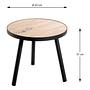 Baligill Beistelltisch MDF Stahl 40cm 2