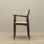 Vintage armchair Teak wood Textile Cream 1960s 2