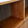 Vintage Bookshelf Wood Brown 1970s 9