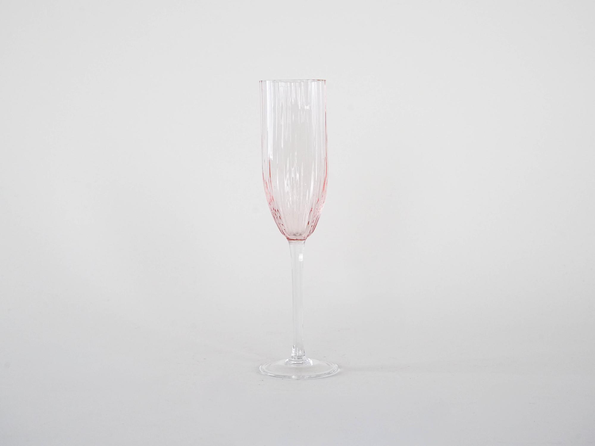 Prosecco-Gläser-Set Rosa 1970er Jahre 7
