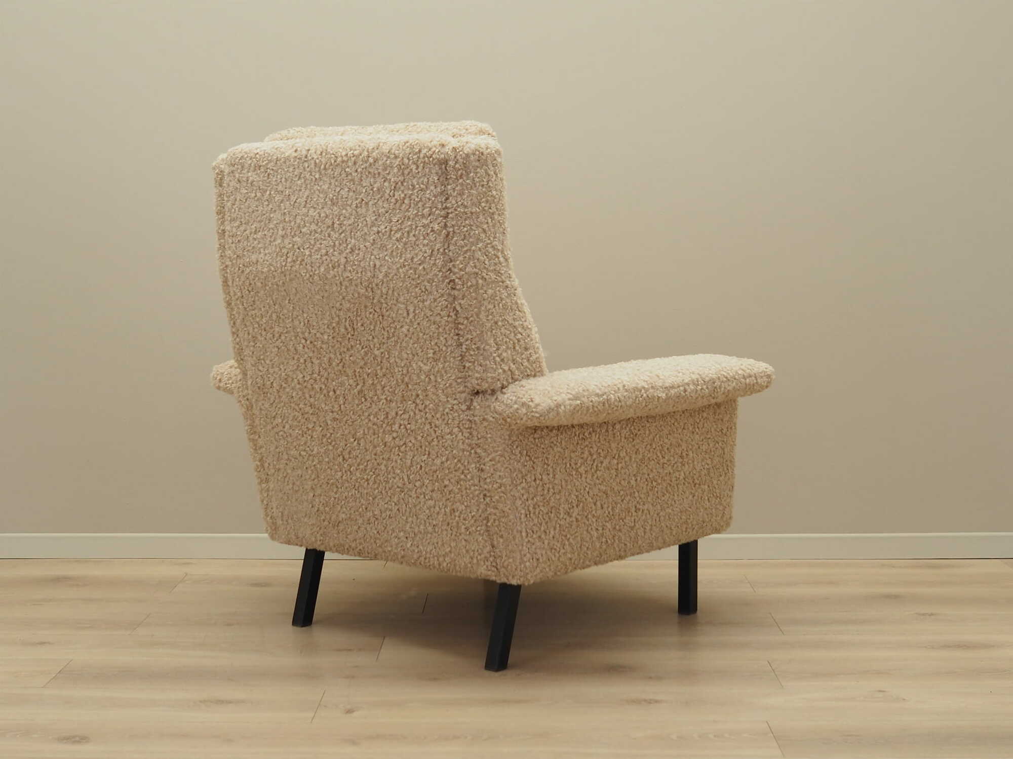 Armchair Textile Beige 1960s 6