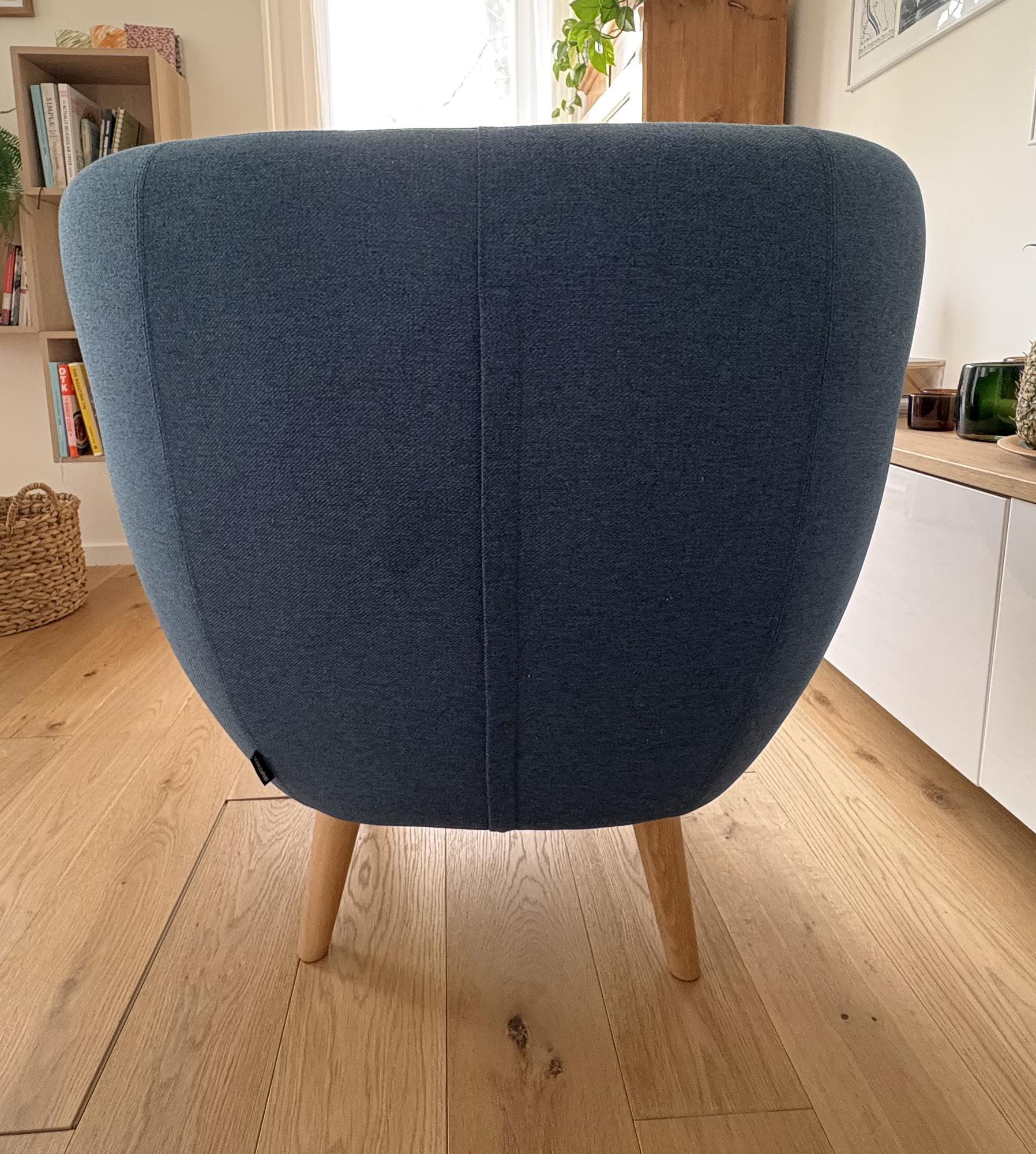 Anne Armchair Olena Midnight Blue 3