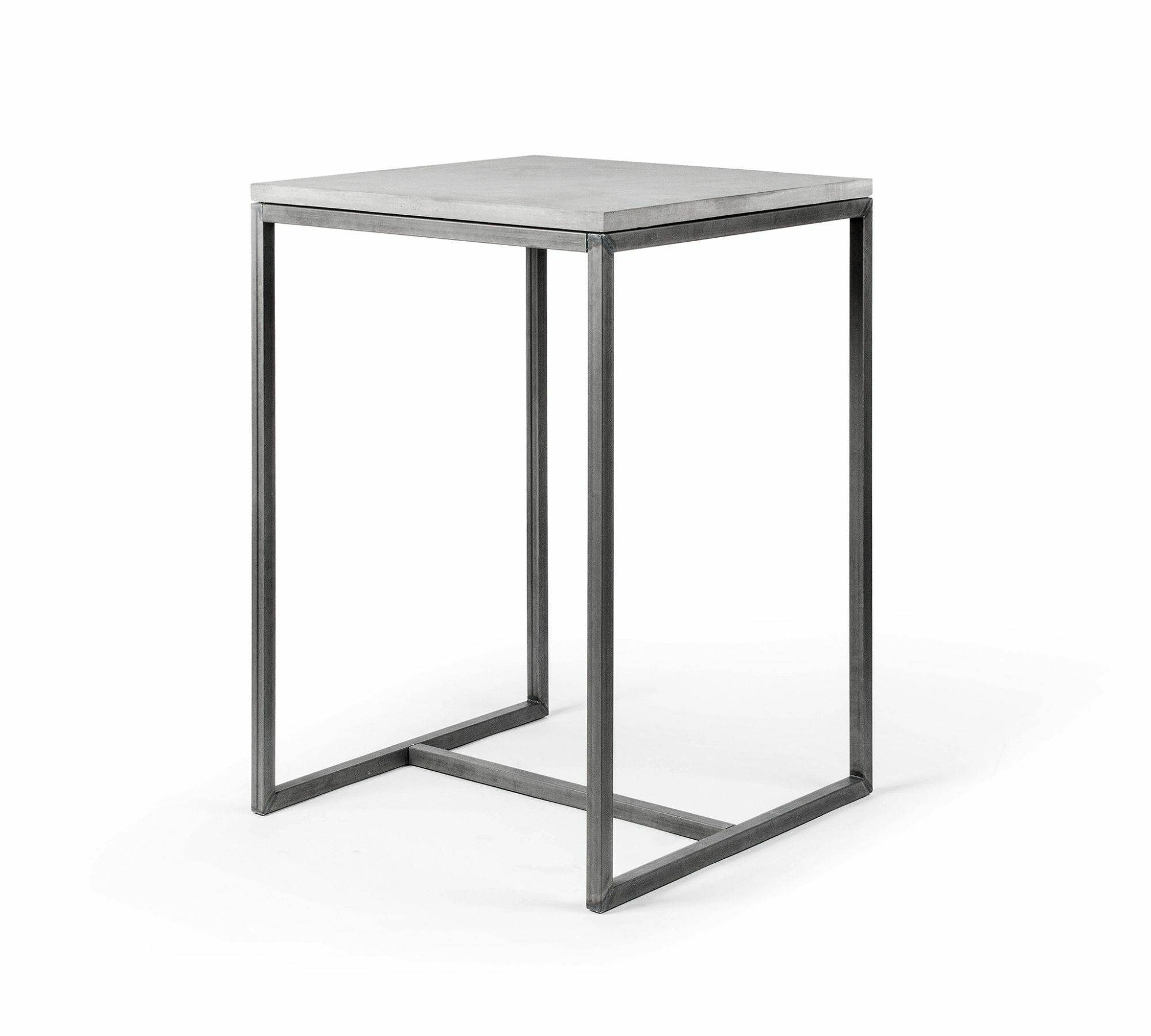 Perspective Bartisch Faserbeton Stahl Grau 2