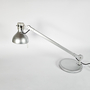 Vintage Tischlampe Metall Grau  4