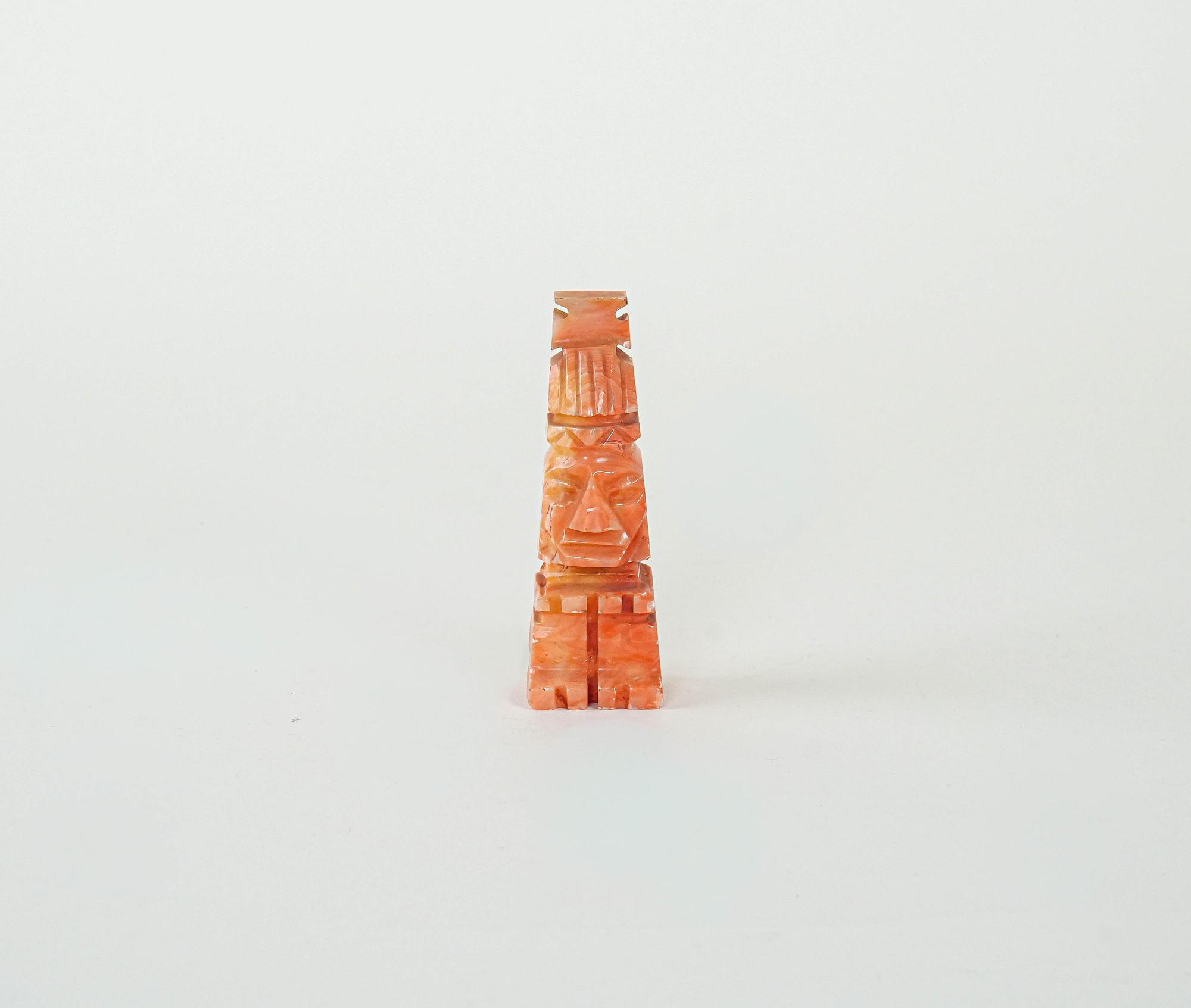 Steinskulptur Orange 1980er Jahre 2