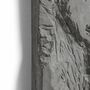 The Gray Planet Wandbild Faserbeton Grau 4