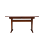 Vintage Cherry Wood Brown Table 1970s 0