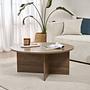 Soleil Coffee Table Walnut Ø90 cm 2