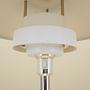 Stehlampe Metall Weiß 1970er Jahre 10