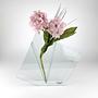 Postmodern Blumenvase Glas 1990er Jahre 6