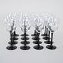 Wine glasses 16x Black 3