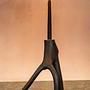 Triple Twig Candle Holder Black 1