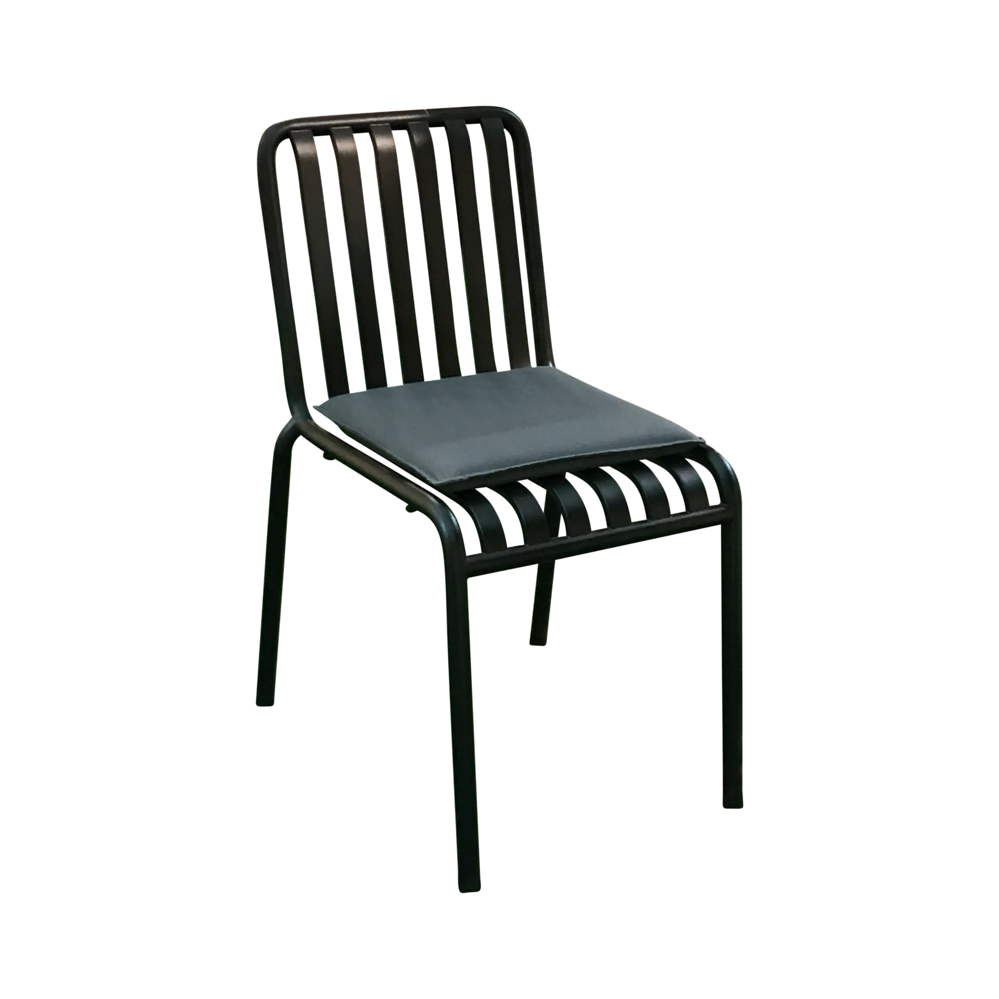 Palissade Gartenstuhl Metall Schwarz 0