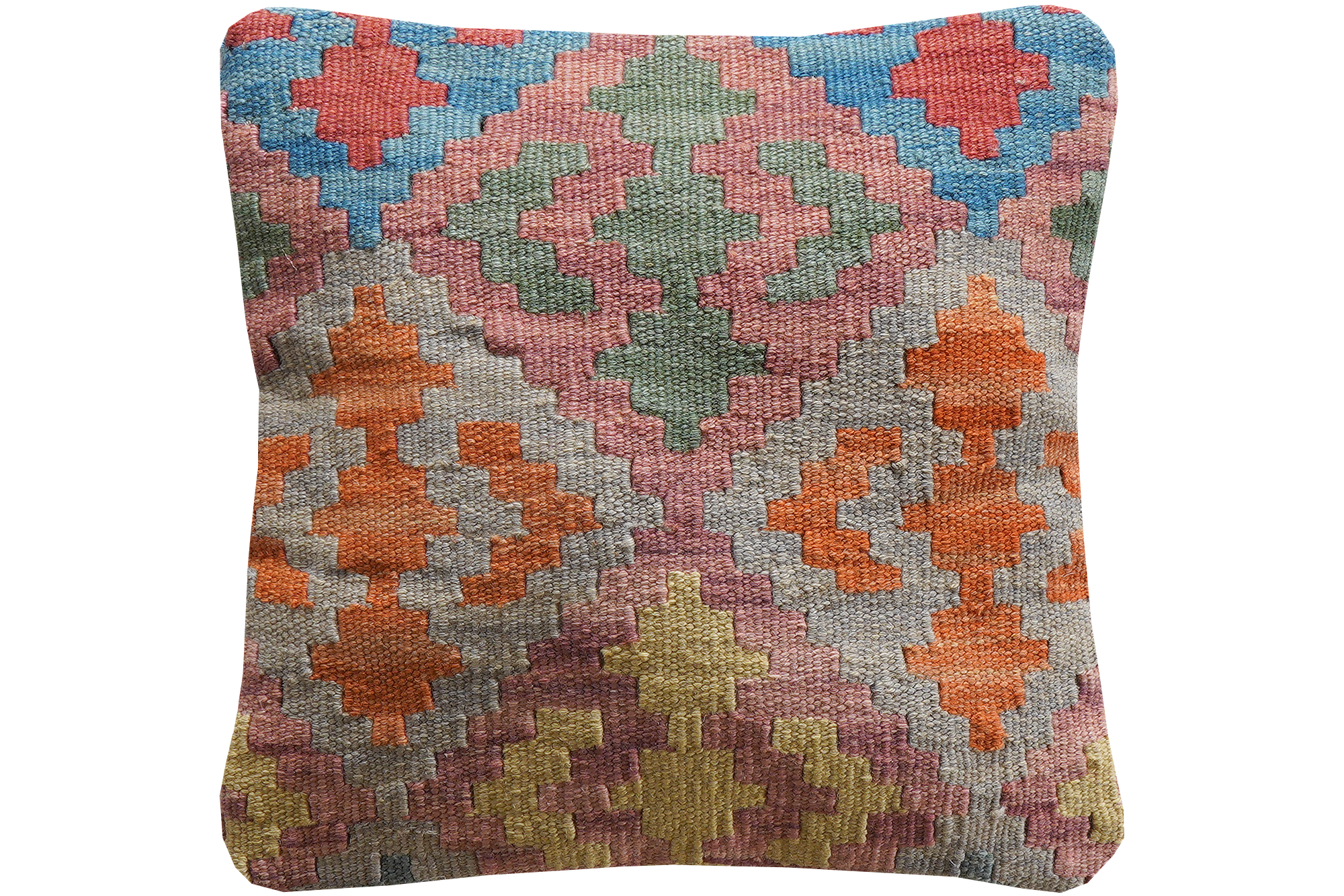 Carpet Pillow Wool Cotton Multicolored 0