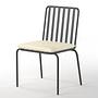 Garden Chair Kuna Set of 2 Steel Anthracite 3