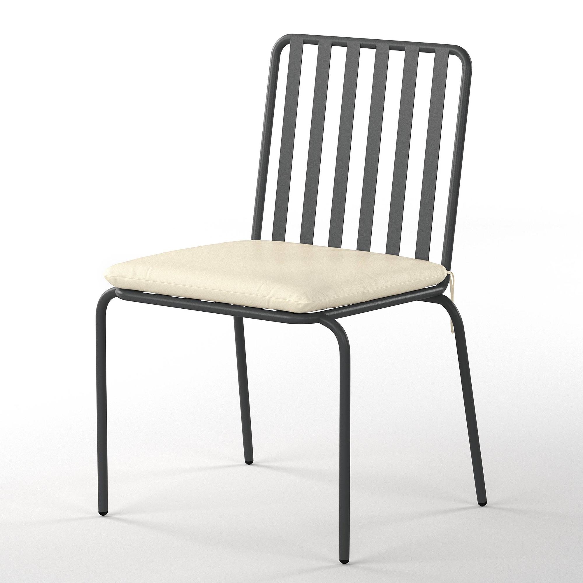 Garden Chair Kuna Set of 2 Steel Anthracite 3