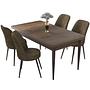 Nil Dining Room Set Baroque and Brown 2