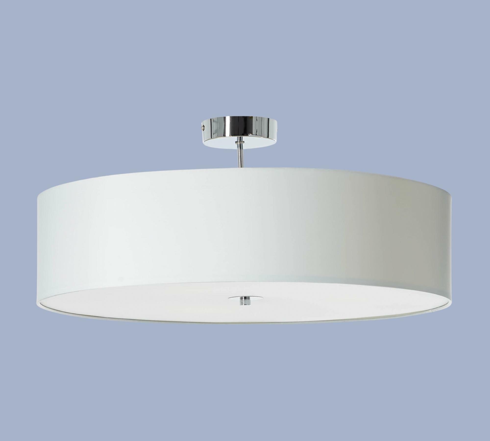 3-flame ceiling light made of mixed fabric 0