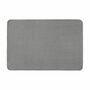 Badteppich Textil Grau 60 x 90 cm 0