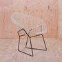 Bertoia Diamond Chair Stahl Weiß 6