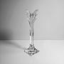 Vintage candle holder crystal glass 1980s 2
