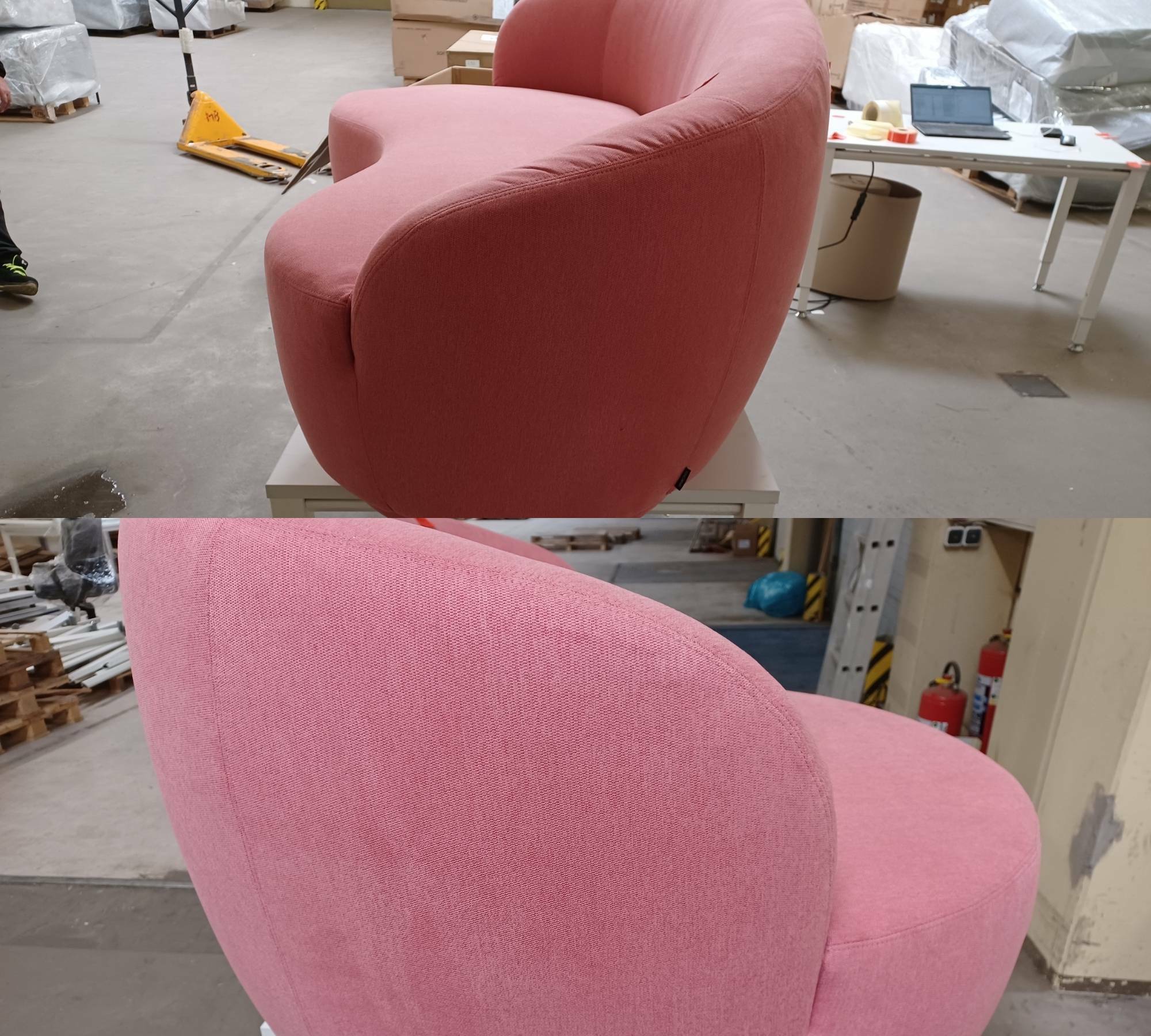 Rose 2,5-Sitzer Sofa Firenze Bubblegum 7