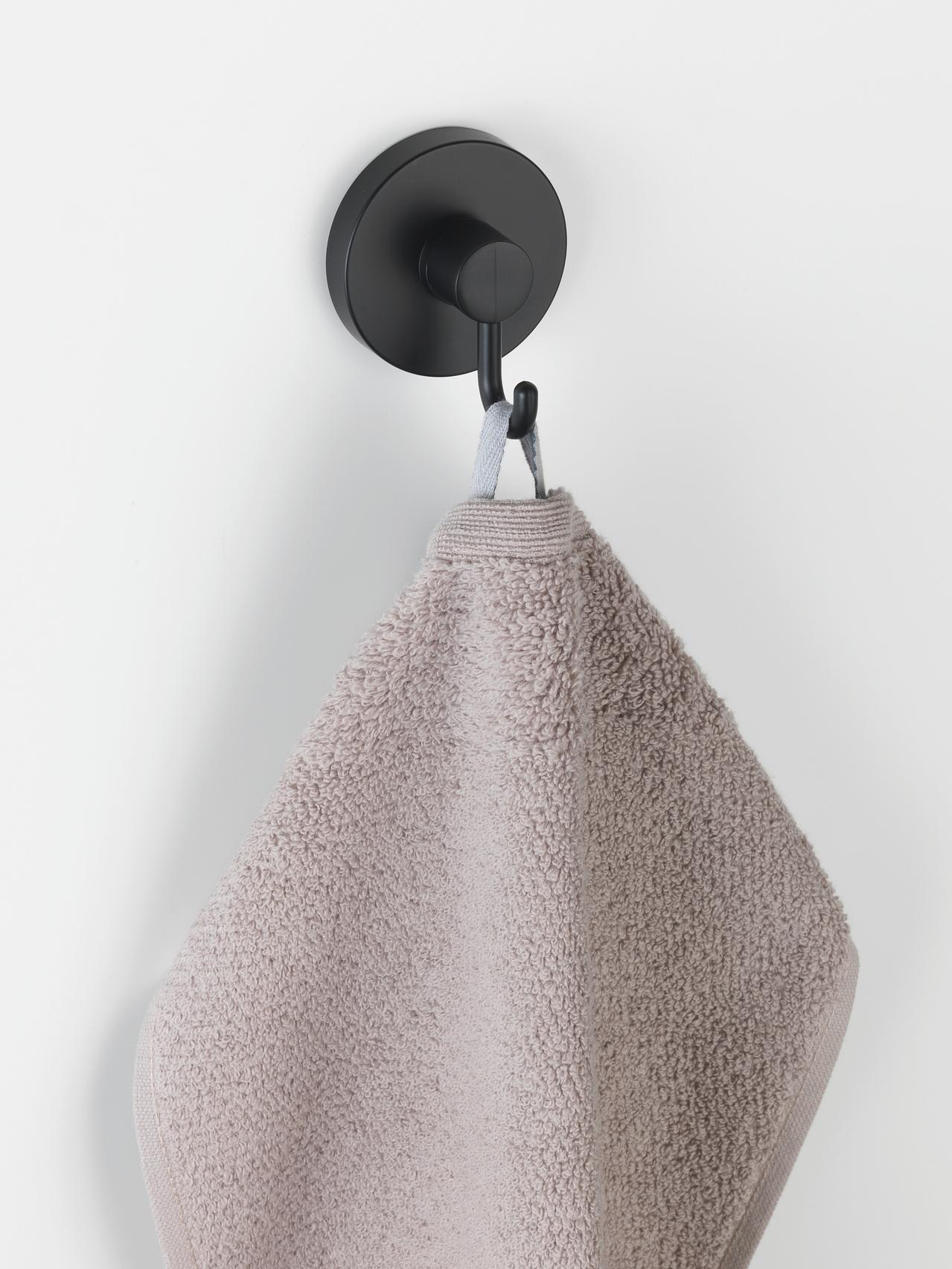 Vacuum-Loc Wandhaken 2er-Set ABS Schwarz 2