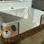 Hundebett Mittel Rattan Braun 4