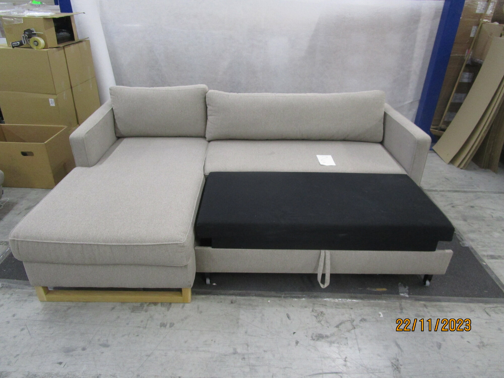 Madison Schlafsofa Récamiere Links Agnes Brown 6