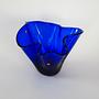 Glasvase Blau 4