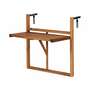 Gartentisch Holz Braun 4