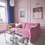 Bongobay 2-Sitzer Sofa Samt Pink 7